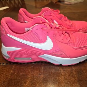 Nike Air Max Fuchsia and White Sneakers